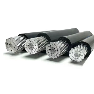 0.6/1KV Cable de alimentación aérea de núcleo único XLPE chaqueta de PVC aislada conductor de aluminio libre de oxígeno eléctrico con clasificación IP67