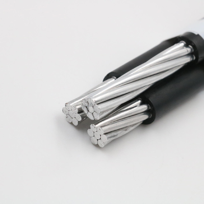 Cables de aluminio de cable triplex XLPE aislados de cables ABC de tres a tres fases