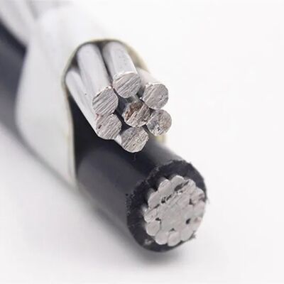 0.6/1kv Conductor de aluminio aéreo Cables eléctricos aislados XLPE Cuádruplex Dúplex Triplex Caída de servicio Cable eléctrico Cable ABC