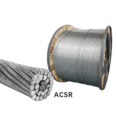 Conductor de aluminio con núcleo de acero reforzado (ACSR) trenzado desnudo IEC 61089 para líneas aéreas