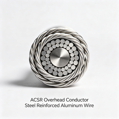 ACSR Cables de aluminio reforzados de acero para líneas de transmisión de energía
